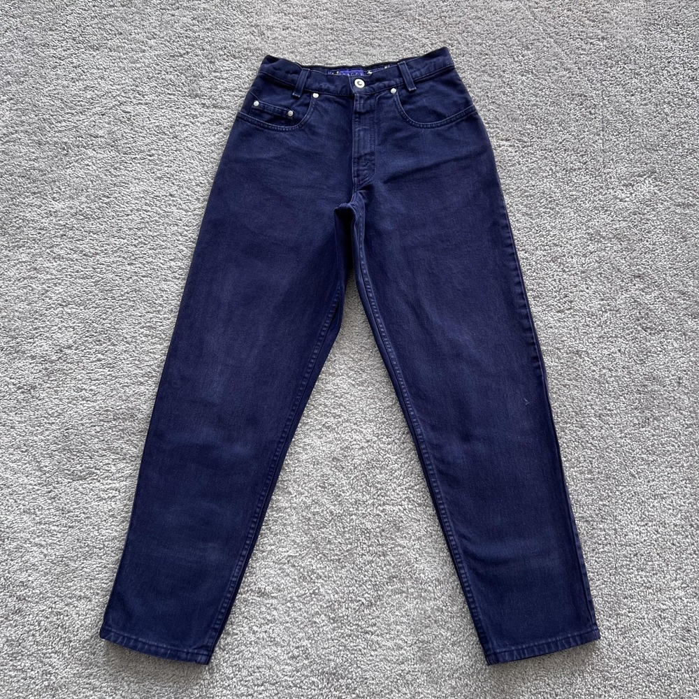 Vintage Levis Silvertab Baggy Jeans Teens 26 Mid Rise‎ Tapered Made USA Purple